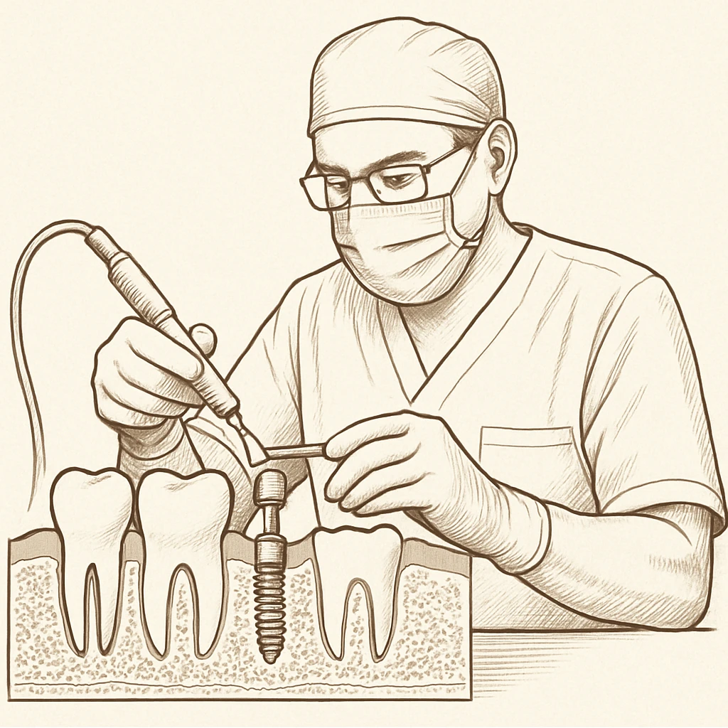Jak przebiega implantologia?